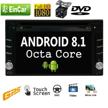 

Car Stereo Autoradio Support GPS Navigation 3G 4G WIFI OBD2 DVD Mirror Link Steering Wheel Controls EinCar Android 8.1 Car Ster