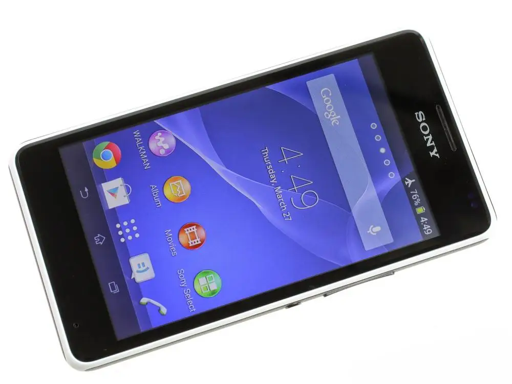 E1 100% Оригинальный разблокированный Sony Xperia 512 ОЗУ 4 Гб ПЗУ 0 дюйма двухъядерный 3 15