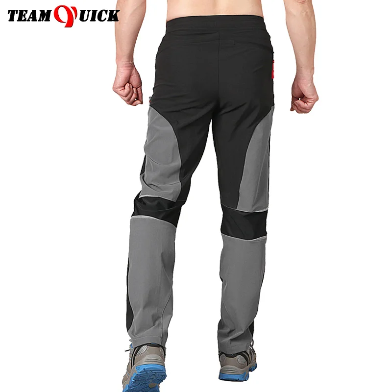 Hombres pantalones de senderismo al aire libre mens stretch transpirable sudor absorción hombre impermeable de secado rápido camping trekking caza pantalones hombres