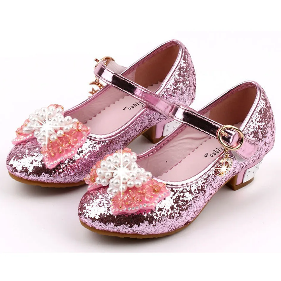 2016 Sparking Glitter Littler Kids Dance Shoes Bling Bling Toddlers ...