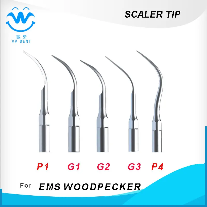 Сверхзвуковые зубные скальеры P1 G1 G2 G3 P4Compitable для EMS WOODPECKER HENRY SCEHEINE серия советы код