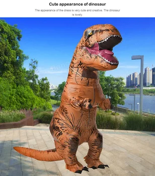 

Funny Kids Adults Cosplay Halloween Party costumes Fantasy Inflatable Costumes Dinosaur Costume Party Fancy Dress For Men Women