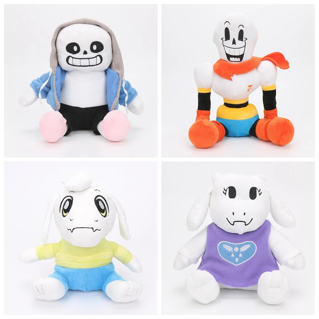 

XINTOCH Undertale Toys Plush Stuffed Sans Papyrus Toriel Asriel 25-36cm Sweetie Animals Kawaii Doll Gift for Kids Drop Shipping