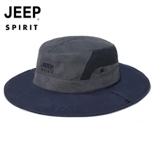 JEEP SPIRIT Bucket Hat Men Fishing Hat Caps Breathable Military Outdoor Men's Cap Fisherman Hat Gorras Casquette Dropshipping