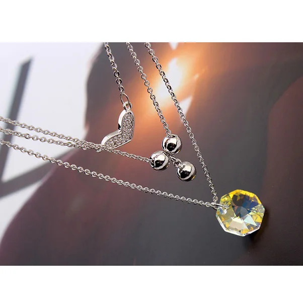 Кристалл от Swarovski геометрические Восьмиугольные модные Многослойные кисточки
