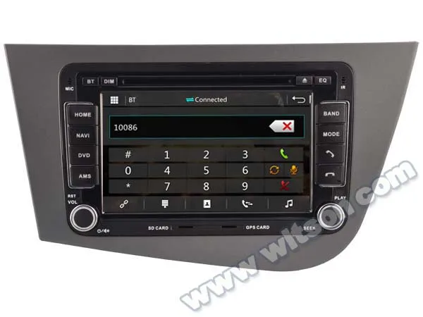 Perfect 7" Capacitive Touch Screen Special Car DVD for Seat Leon 2005-2012 & Seat Altea 2004-2012 & Seat Altea XL 2007-2013 2