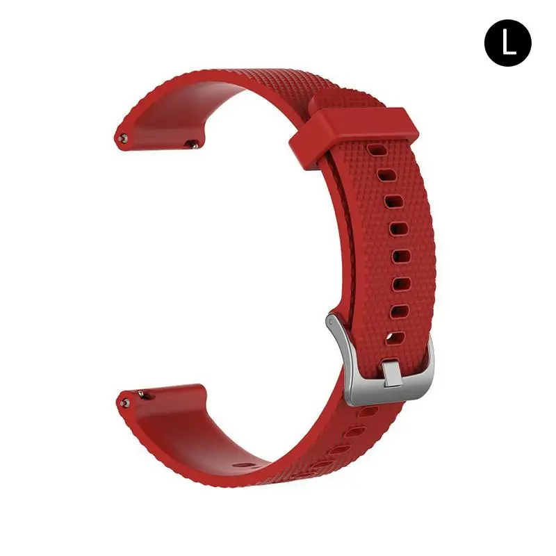 Для POLAR Vantage V/M ремешок для часов 22 мм для POLAR Vantage V/M силиконовый резиновый браслет мужской женский резиновый браслет - Цвет: Red L