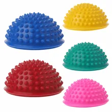 Йога массажный мяч надувные половина мяч массаж точка шаговый камни Упражнение стабилизатор тренажерный зал фитнес, Пилатес балансировки