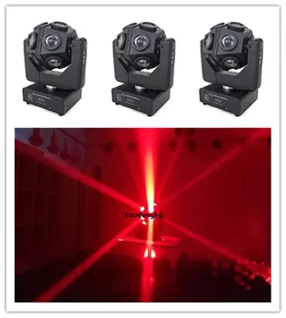 

6 pieces led stage wash lights 12x10W RGBW 4-in-1 Mini LED Moving Head Beam Wash Cheap dj lights for sale