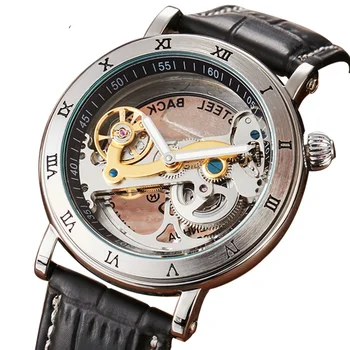 

Waterproof Automatic Watches Men Luxury Fashion Brand Shenhua Mechanical Watch Transparent Unique Design Men's Womens Watch