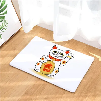 15 Скандинавский стиль Lucky Cat коврик для спальни коврик для кухни ванной прямоугольный дверной коврик - Цвет: 15