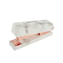 Мраморный узор степлер игольчатый держатель ручки резак набор металлических канцелярских принадлежностей