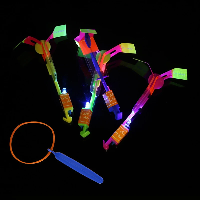 5pcs Ejection of arrows/blue light/luminous toys/crystal ball/baby toys for children/toy