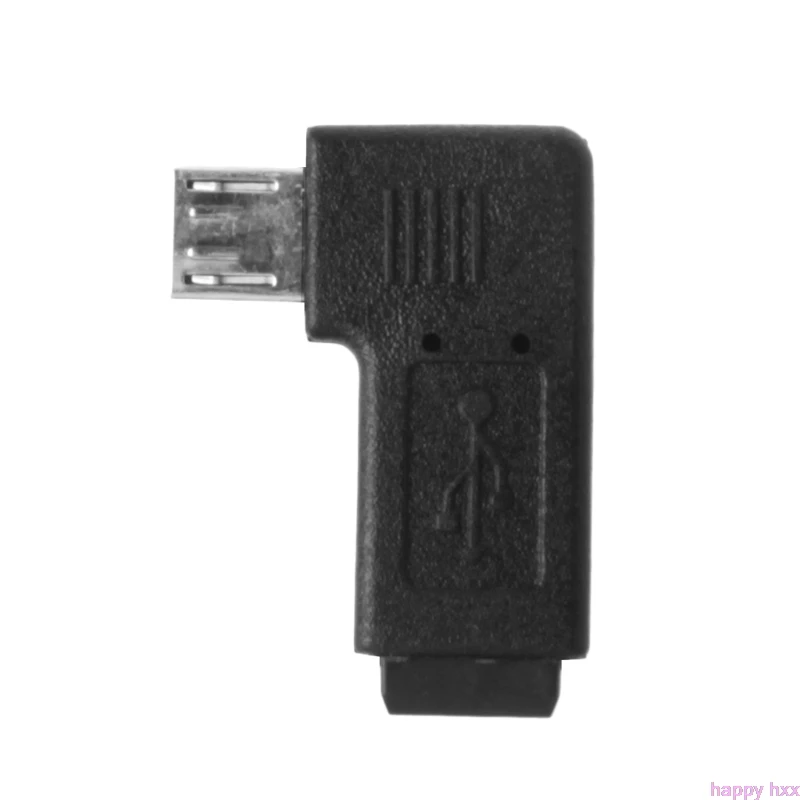 90d левый и правый угловой мини USB 5Pin Женский к Micro USB Мужской адаптер синхронизации данных