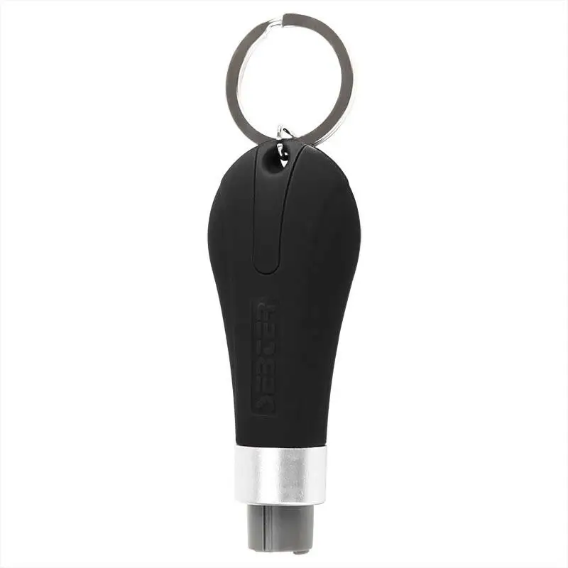 Car Emergency Escape Window Glass Breaker Seat Belt Cutter Hammer Key Chain