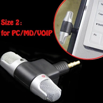 

Mini 3.5mm Jack Microphone Stereo Mic For Recording Mobile Phone Studio Interview Microphone For smartphone For iPhone