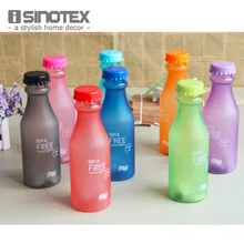 Portable Water Bottle 550mL High Quality Plastic Frosted Leak-proof for Outdoor Sports Running Camping 1PCS/Lot