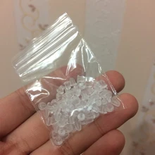 100 шт./лот, Прозрачная мягкая силиконовая резиновая серьга для спины, безопасная пробка для пули, резиновые ювелирные аксессуары, самодельные детали, затычки для ушей