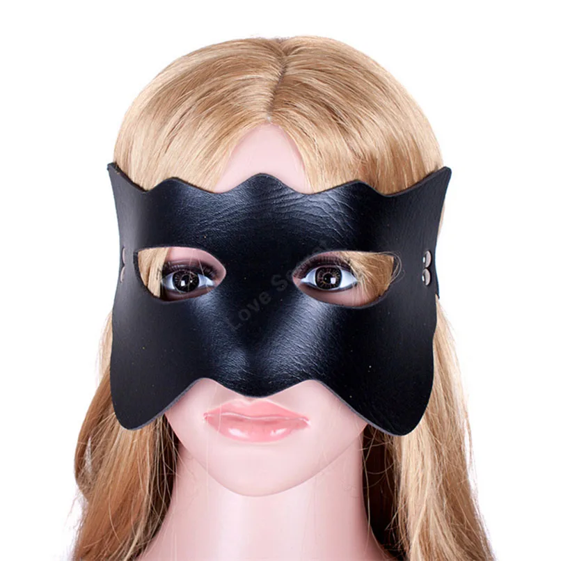 Cosplay Cat Mask Leather Blindfold Bondage Toys And 