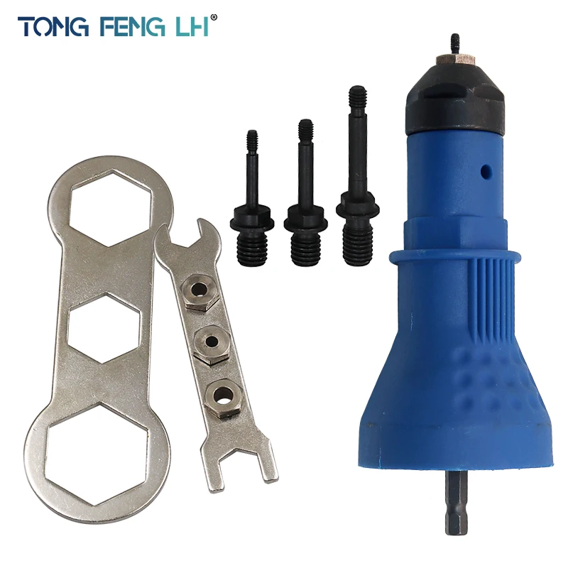 Rivet Nut Tool Adaptor M3 M4 M5 M6 Cordless Drill Adapter rivet nut gun