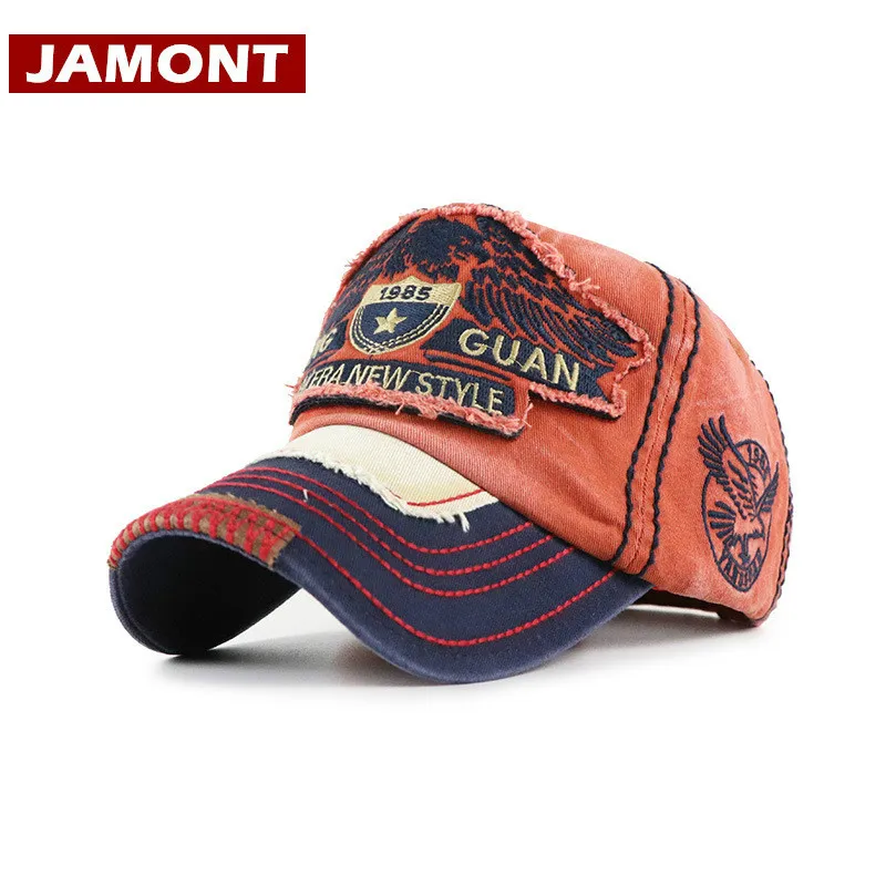 

[JAMONT] High Quality Children's Baseball Cap Cotton Snapback Hat Boy Girl Visors Kids Caps Washed Dad Hats Bone Gorras 5-10y