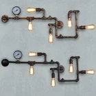 Best Price as low as $143.44 Loft Industrial Wall Lamps Antique Edison Wall lights with Bulbs E27 110V-220V Vintage Pipe Wall Lamp for Living Room Lighting