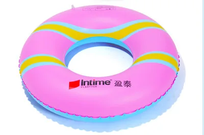 Новое поступление, летние надувные кольца для плавания с принтом пончика, утолщенный ПВХ, для детей, размер 90*90 см - Цвет: yt316 B