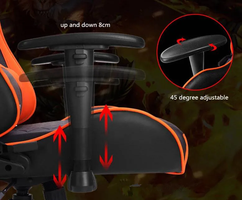  Ergonomic Series Executive Racing Style Computer Gaming Office Chair Robot's Eye Computer Chair eSp