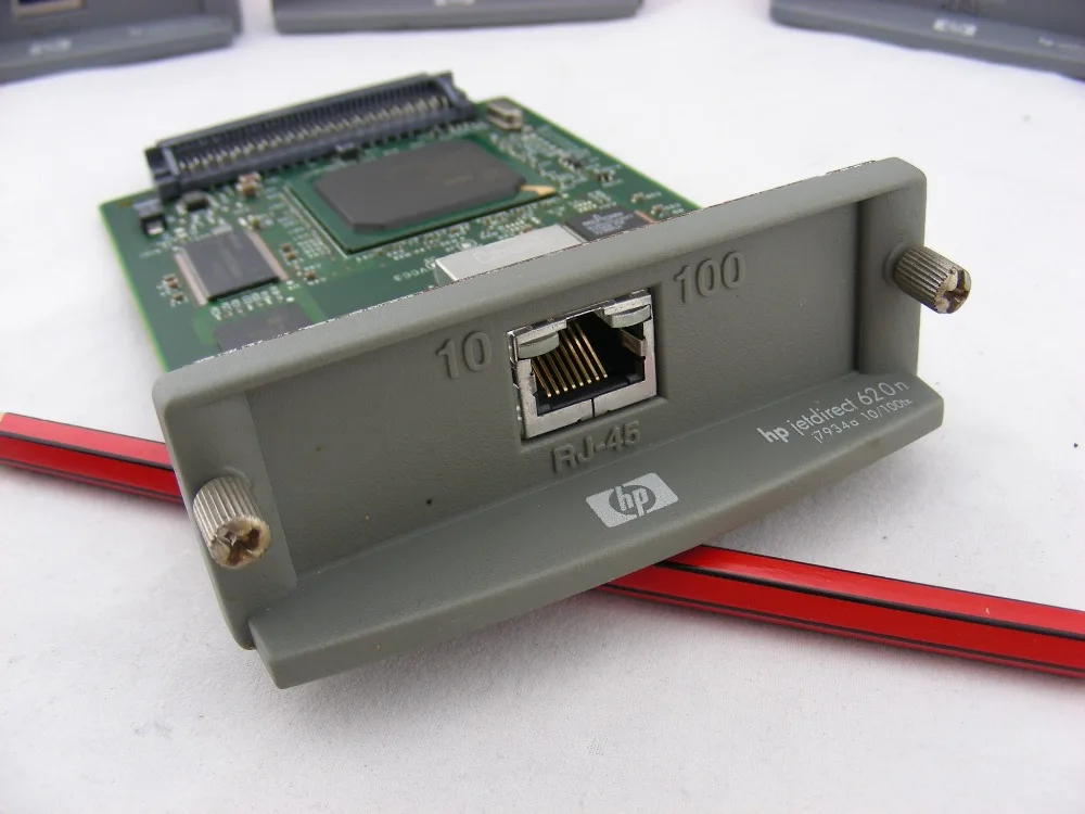 Б/у печатная карта 620N для HP Jetdirect J7934A J7934G 10/100 Серверная сетевая EIO|Детали принтера|
