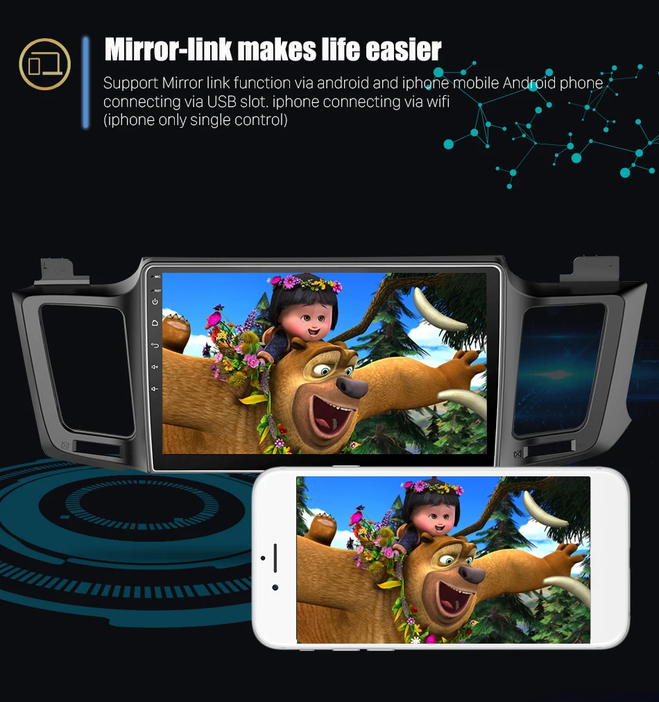 Perfect Eunavi 2G android 8.1 car dvd gps player for Toyota RAV4 2012 car radio video player gps navigation car stereo 2 din dvd 13