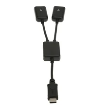 2 в 1 USB 3,1 тип-c OTG концентратор кабель мини штекер к гнезду шнур 5 Гбит/с быстрая передача данных провод TYPC концентратор для Macbook