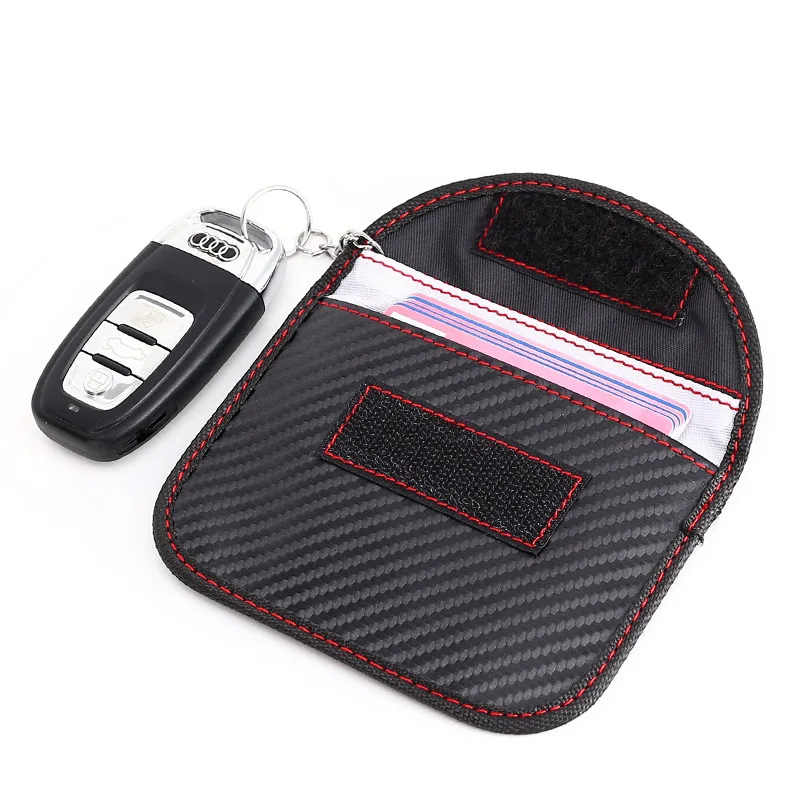 

Business Casual Neutral Car Key Cover, RFID Shielding Anti-Theft Anti-Magnetic Double-Layer Card Package