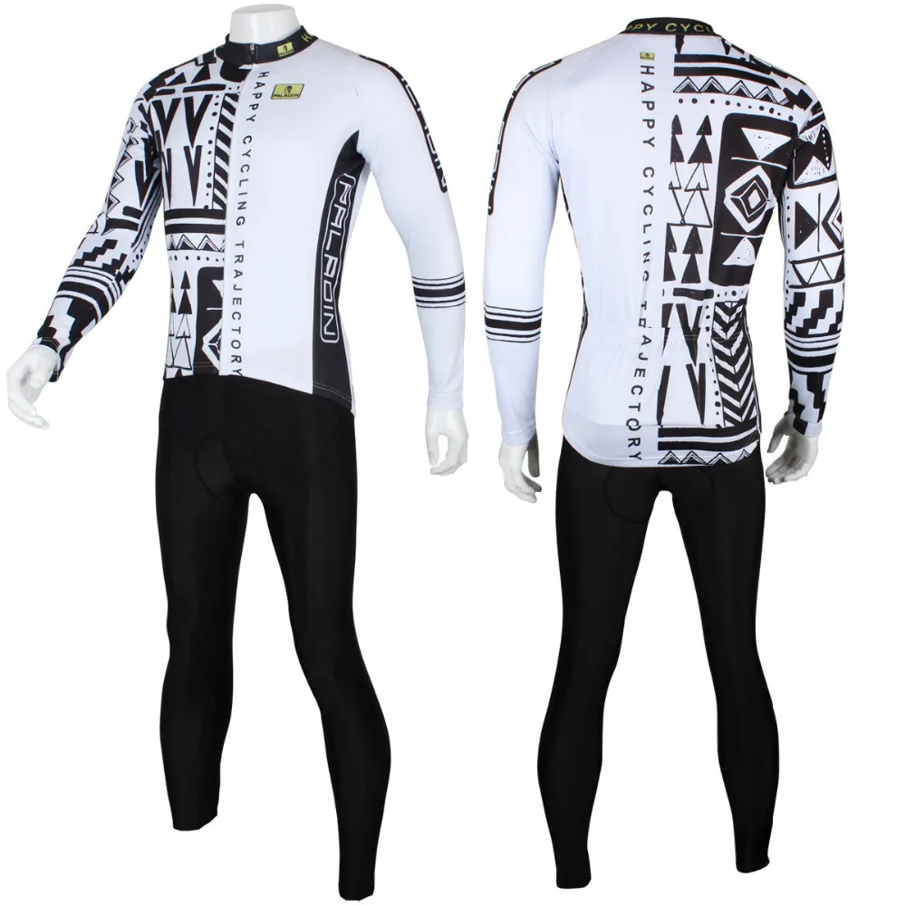 

New Free shipping Black Forest Pattern Men Long Sleeve Riding Clothing Size S To 6XL