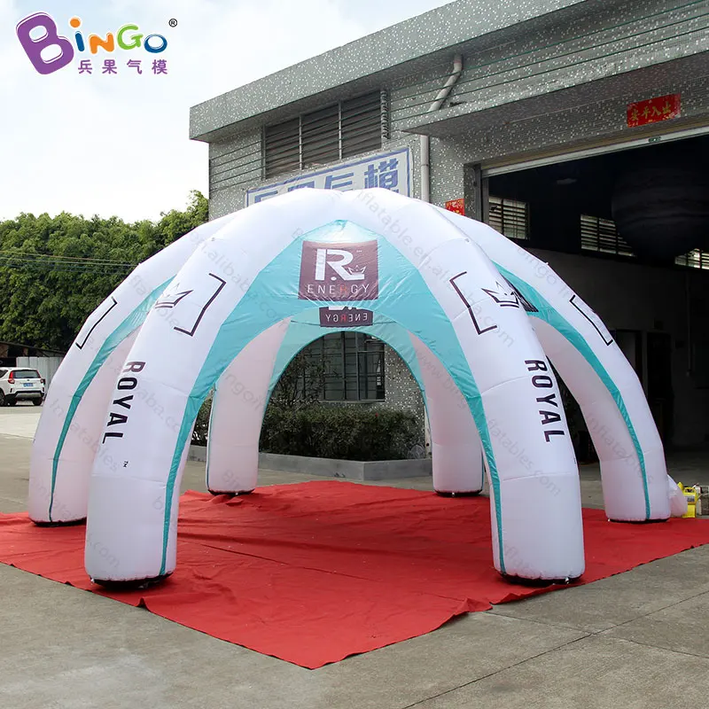  Customized 6X3 meters inflatable tent with 6 pillars / inflatable event tent with LOGO printing toy