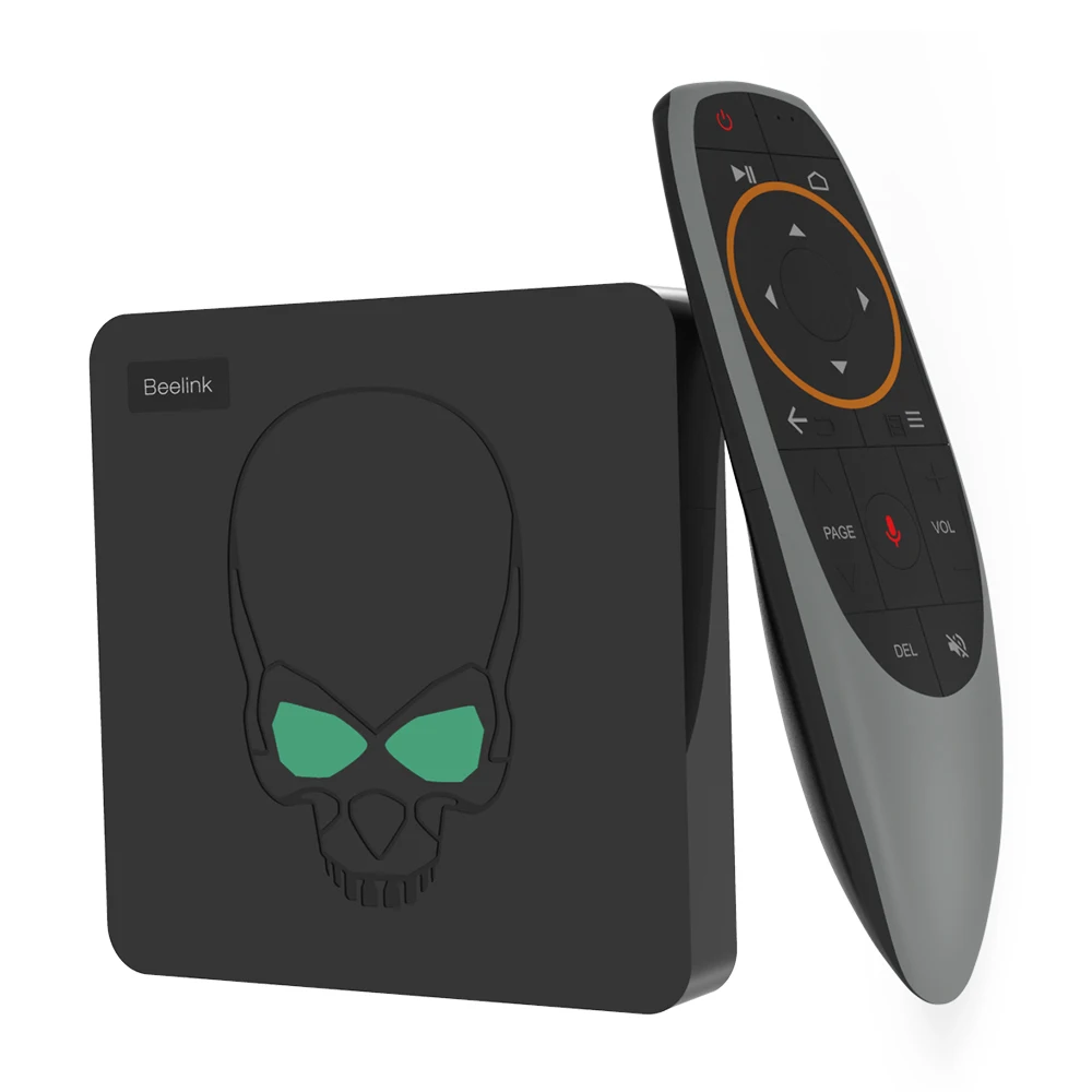 Beelink GT-King Android 9,0 tv Box Amlogic S922X 4 Гб 64 Гб 2,4G голосовой пульт дистанционного управления 1000 Мбит/с 4K HD 2,4G+ 5,8G WiFi USB3.0