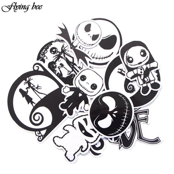 

20sets/lot (12pcs/set) horror Graffiti Stickers Waterproof for Luggage Laptop Car Free Shipping X0016