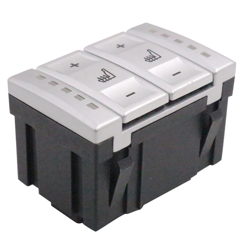 Silver Car Electric Seat Heated Switch For Ford Mondeo MK3 MK4 S-Max