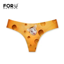 Forudesigns/стринги купальник сексуальное бразильские Плавки бикини Низ милый хомячок животных печати Одежда заплыва Мужские Шорты для купания Для женщин танкини купальники