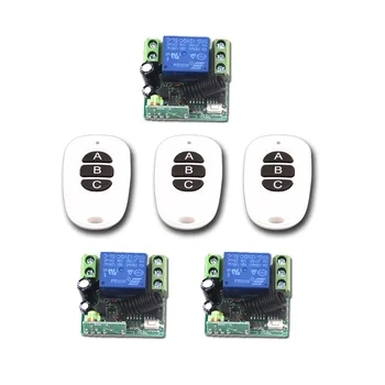 

New DC9V Wireless Remote Switch Remote Control Switch Mini 12V 24V 1CH 10A Relay Remote Control Switch 315Mhz / 433Mhz