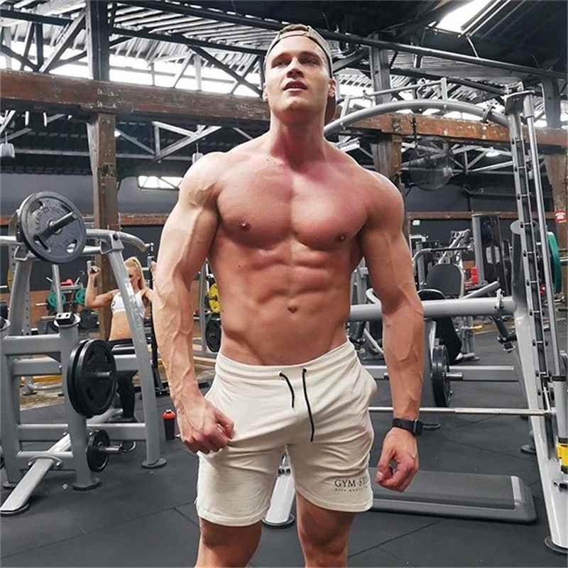 Casual Men Fitness Cotton gym Shorts (6)