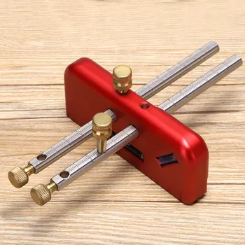 

Aluminium Alloy Carpenter Woodworking Scriber Tool Wood Ink Marker Tools DIY Woodworking Center Alignment Gauge Tools Hot Sale