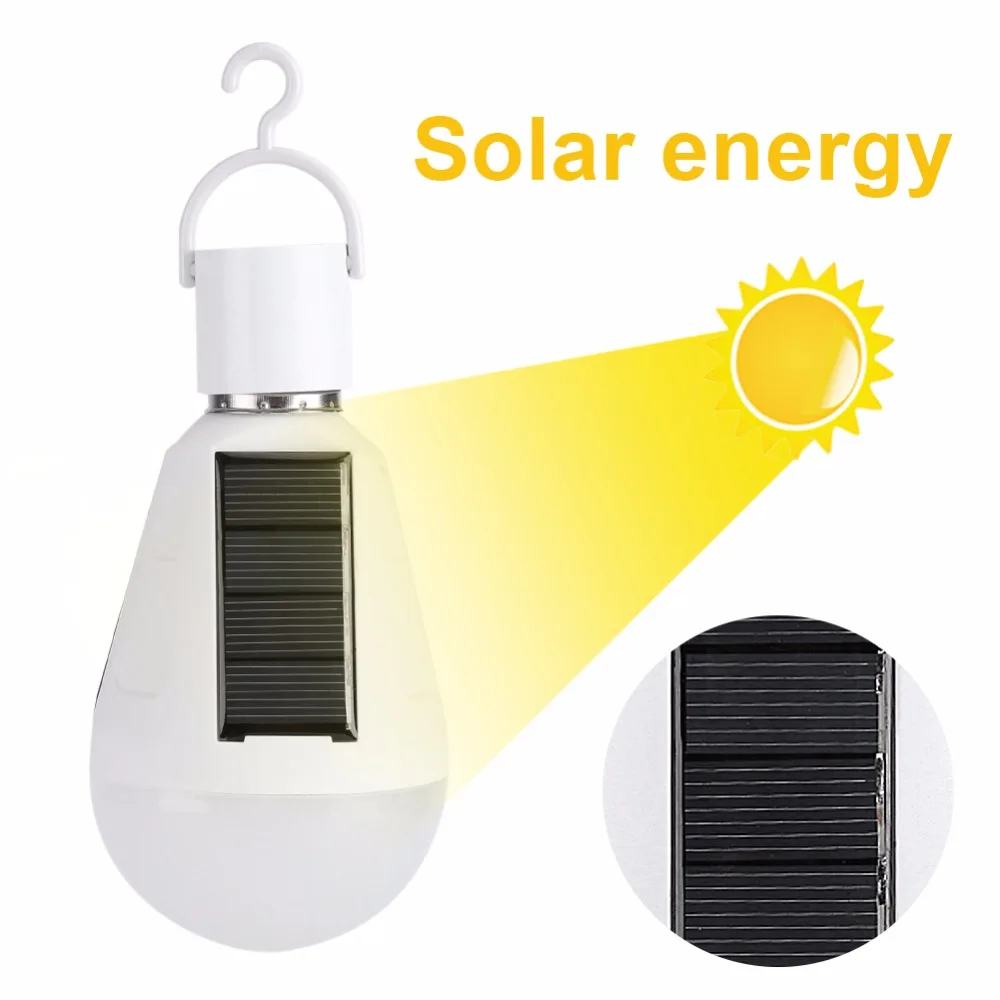 

Waterproof 16 LED Solar Light Bulb Garden Pavilion Emergency Lighting Lamp Outdoor Solar Lamp with Hook