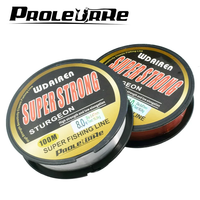 Proleurre 100 м сверхпрочная нейлоновая рыболовная леска Daiwa 2 40 анг. Фунт. однонитевая