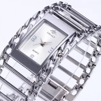 

Fashion New Women Bracelet horloges Ladies Watches Stainless Steel Quartz Wrist Watch relogio feminino Alloy Analog Clock B30