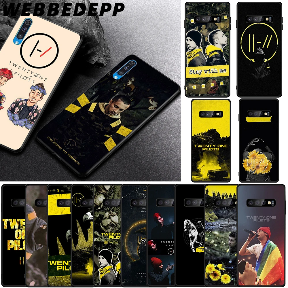 

WEBBEDEPP Twenty One Pilots Soft TPU Case for Samsung Galaxy S6 S7 Edge S8 S9 S10 Plus S10e