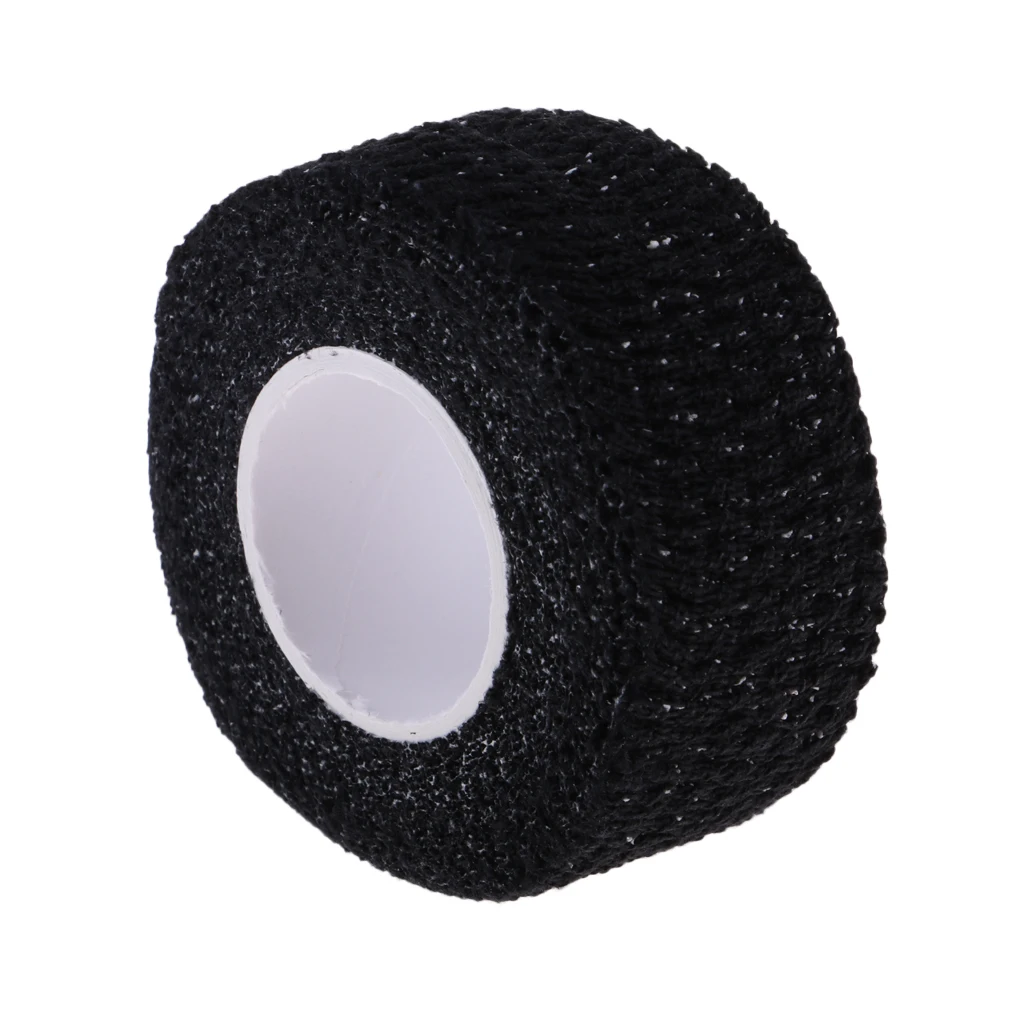  5M 24mm Anti-skid Elastic Cotton Golf Sport Golfer Finger Wrap Grip Tape Protection Band Black/Red