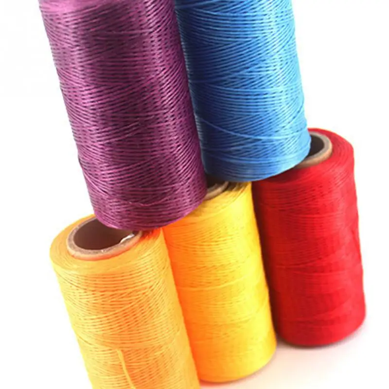 1 Roll of Thread Cord 260M x 1MM 150D Leather Waxed Thread Cord for DIY