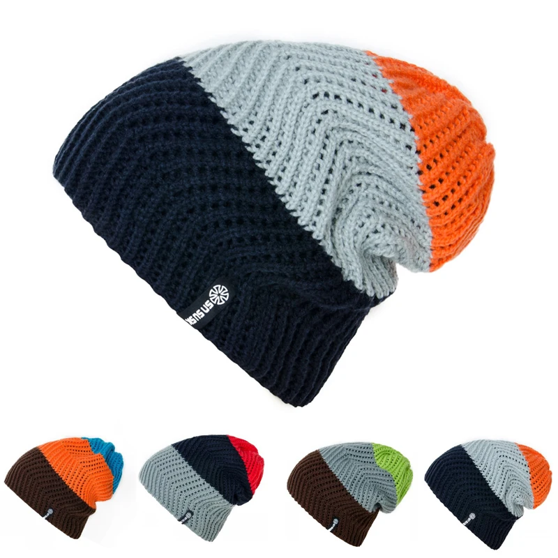 Женские зимние вязаные шапки Gorro Beanie для мужчин и женщин, шапка Beanies, шапка для спорта на открытом воздухе, Лыжный спорт, шапочки, теплые шапки для мужчин