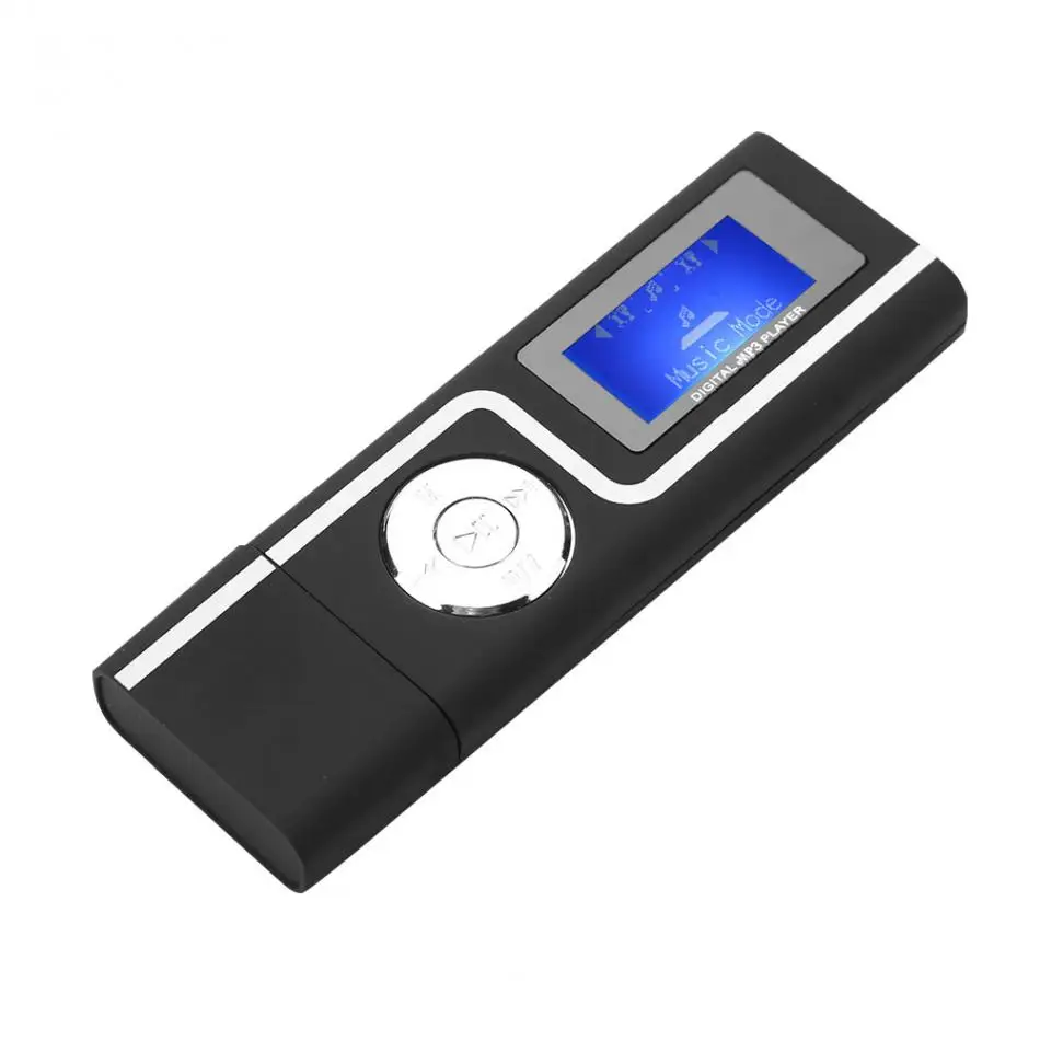 VBESLIFE Портативный MP3 плеер прямой штекер в USB MP3 с Экран TF слот для карты U диск Card Reader с наушниками