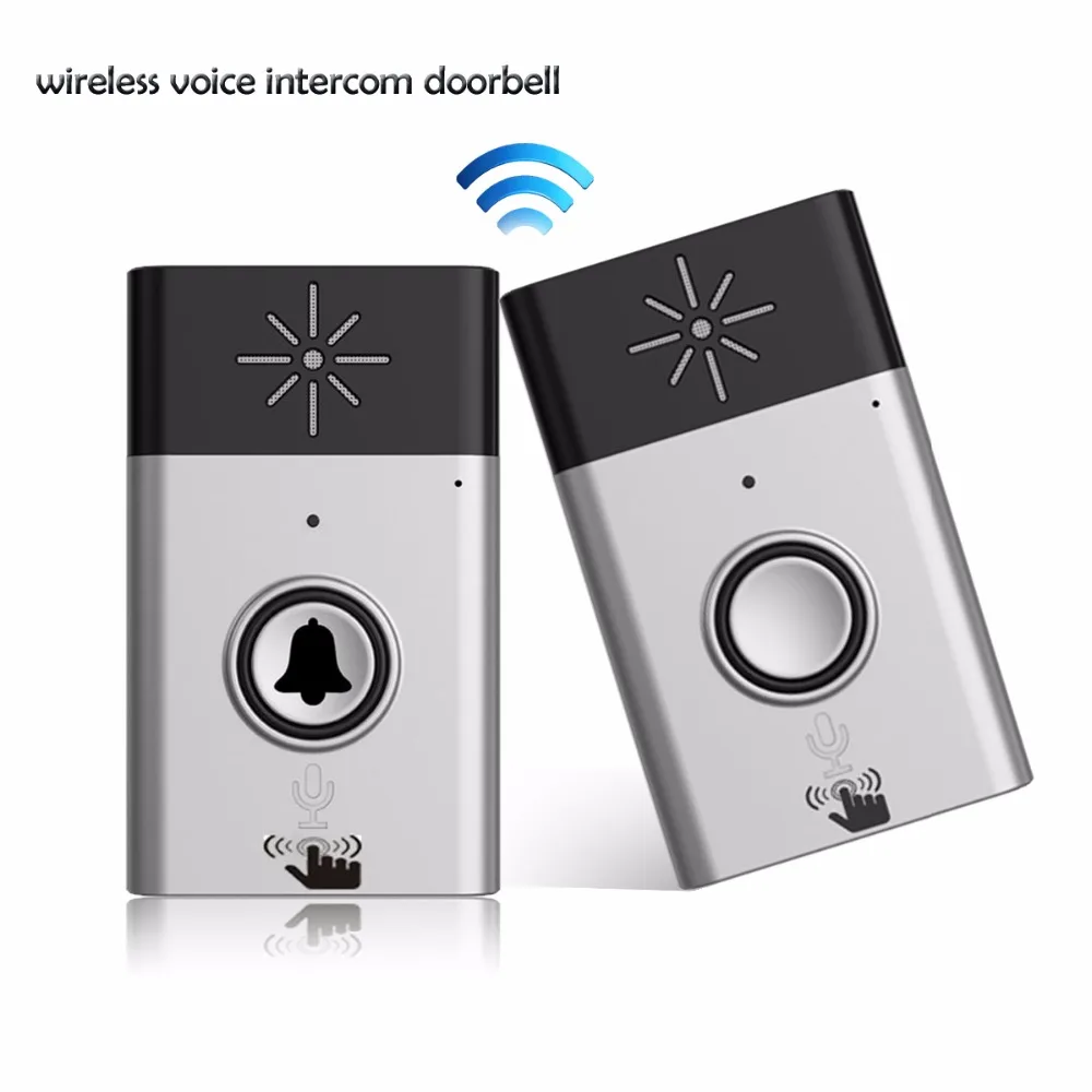 

Wireless Doorbell Voice Intercom Doorbell 2-way Talk For Home Security F1778A